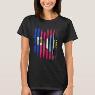 Haiti Flagga Antigua&Barbuda Grown Land Flaggor St T Shirt
