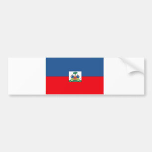 Haiti flagga bildekal