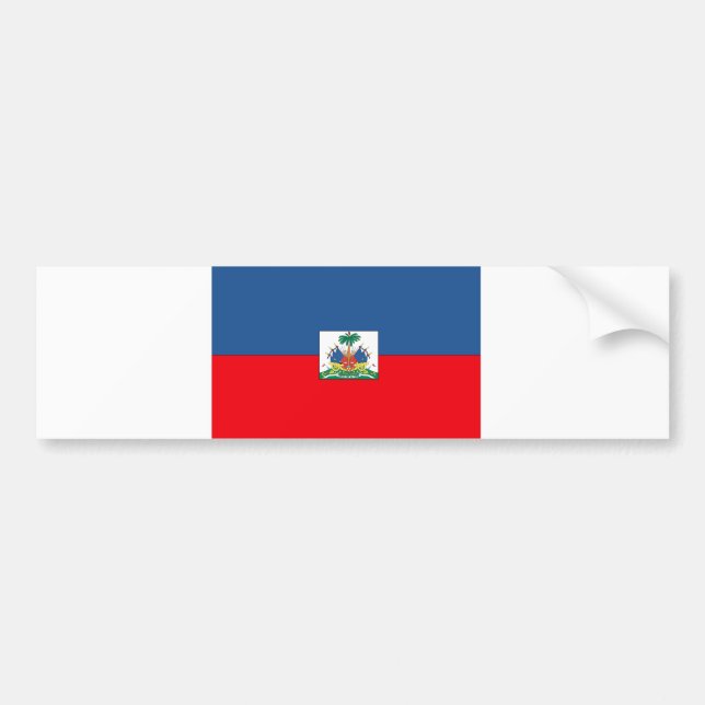 Haiti flagga bildekal (Framsidan)
