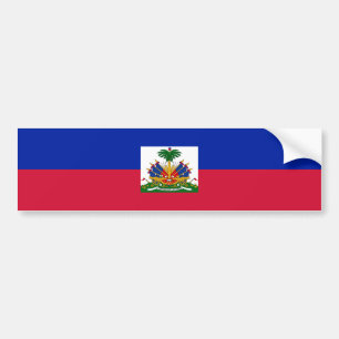 Haiti flagga bildekal