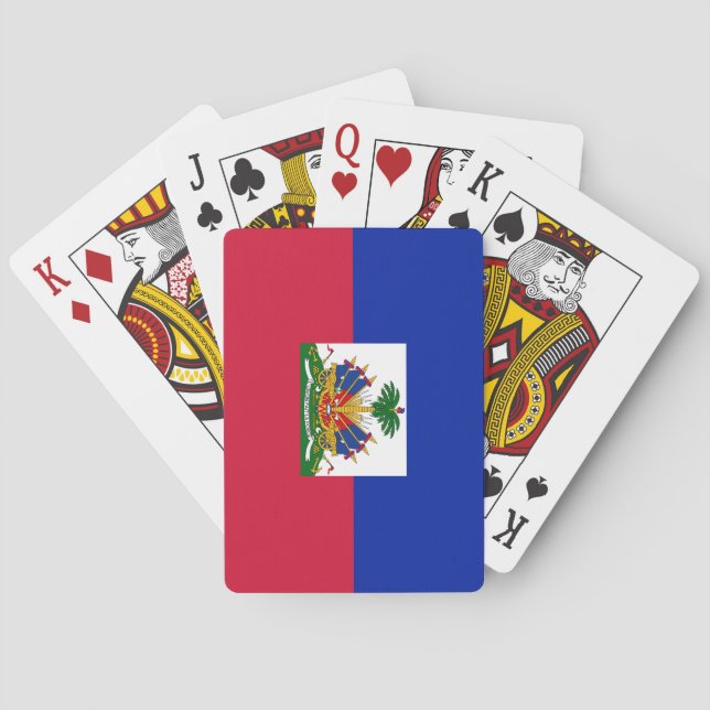 Haiti Flagga Casinokort (Baksidan)