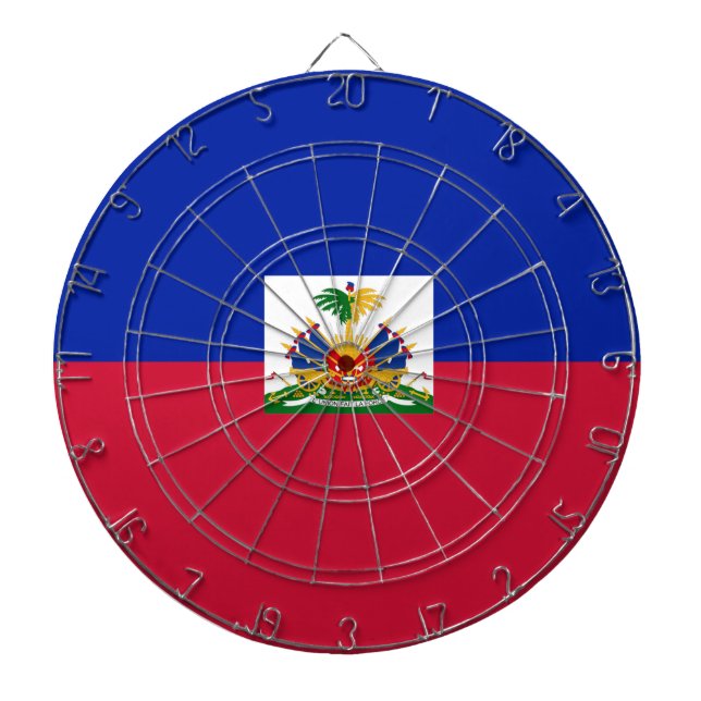 Haiti flagga darttavla (Framsidan)