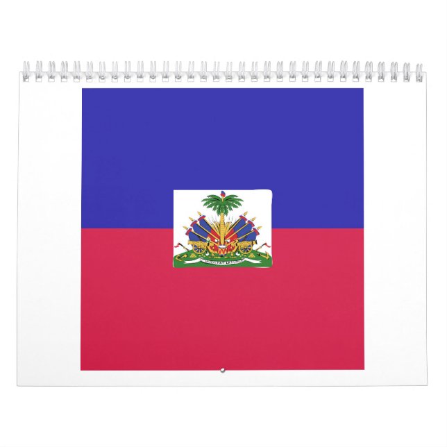 Haiti Flagga Emblem Kalender (Omslag)