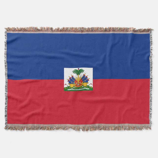 Haiti flagga filt (Framsidan)