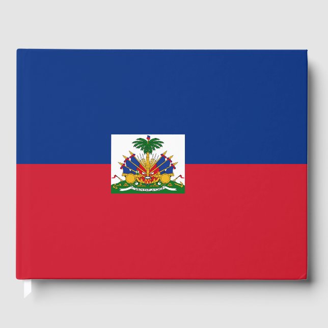Haiti flagga gästböcker (Framsida)
