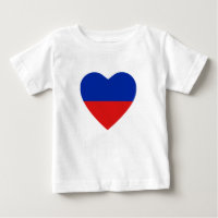 Haiti Flagga Heart T-Shirt