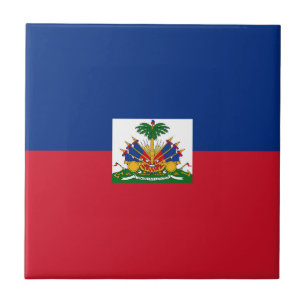 Haiti flagga kakelplatta