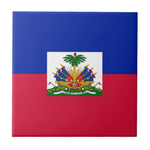 Haiti flagga kakelplatta