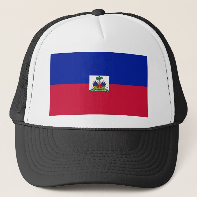 Haiti Flagga Keps (Framsida)