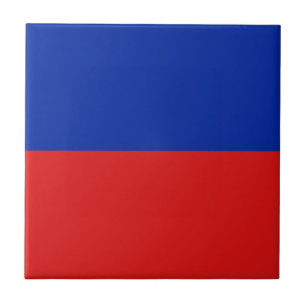 Haiti Flagga Keramisk Platta Kakelplatta