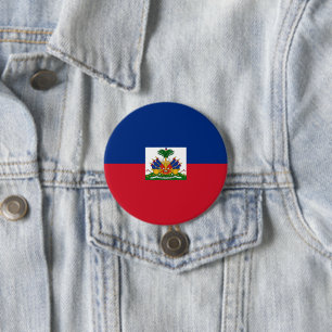 Haiti flagga knapp