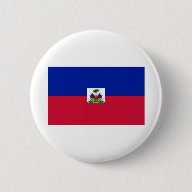 Haiti Flagga Knapp (Framsida)