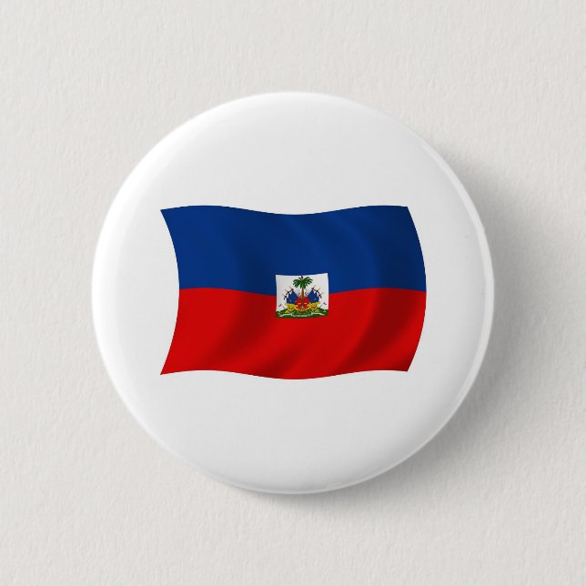 Haiti Flagga Knapp (Framsida)