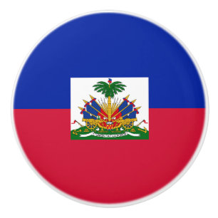 Haiti flagga knopp