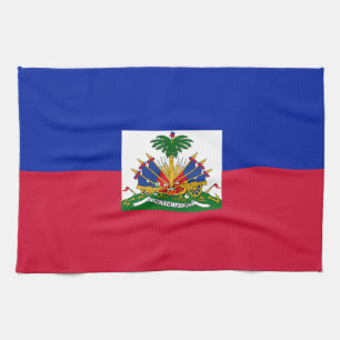 Haiti flagga kökshandduk