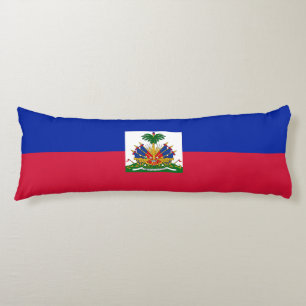 Haiti flagga kroppskudde