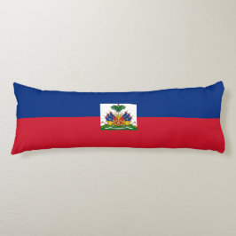 Haiti flagga kroppskudde