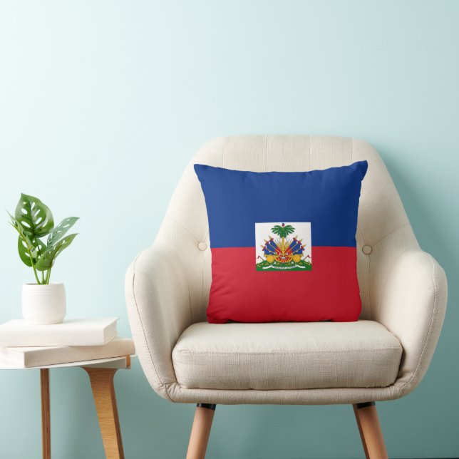 Haiti flagga kudde (Stol)