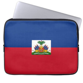 Haiti flagga laptop fodral