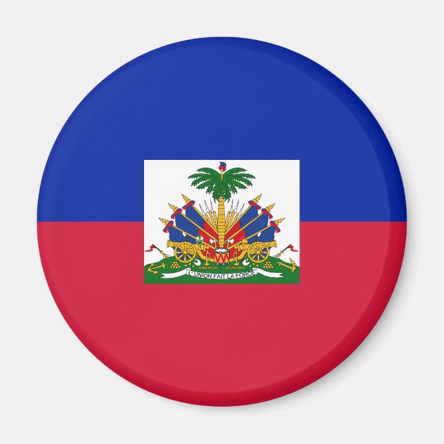 Haiti Flagga Magnet (Framsidan)