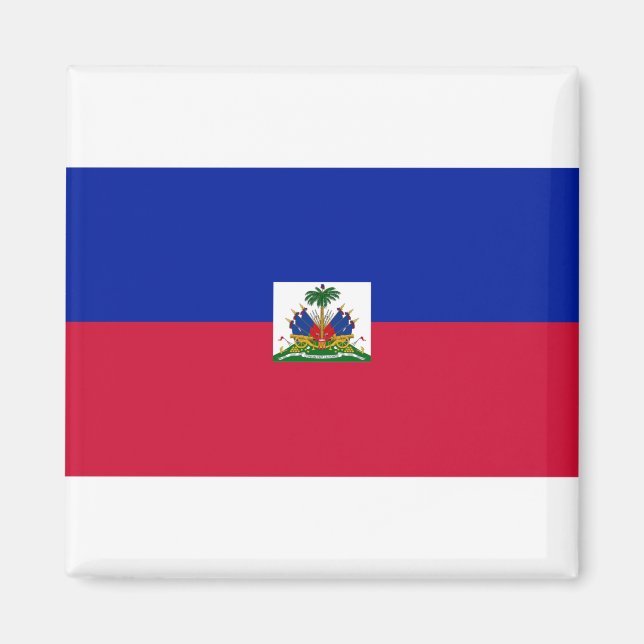 Haiti Flagga Magnet (Framsidan)