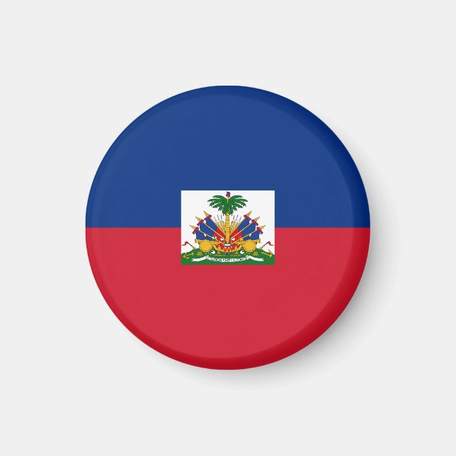 Haiti flagga magnet (Framsidan)