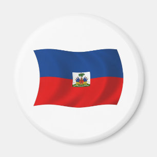 Haiti Flagga Magnet