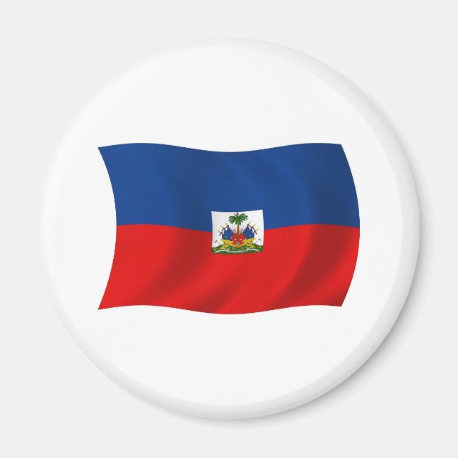 Haiti Flagga Magnet (Framsidan)