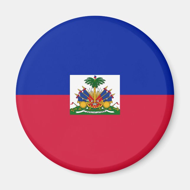 Haiti flagga magnet (Framsidan)