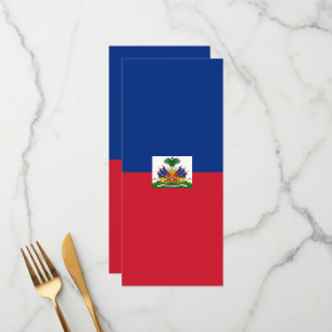 Haiti flagga meny