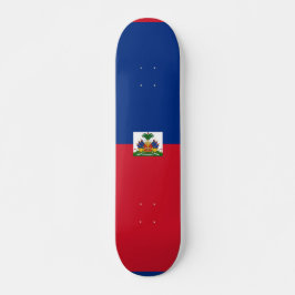 Haiti flagga mini skateboard bräda 18,5 cm