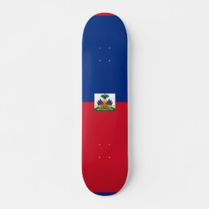 Haiti flagga mini skateboard bräda 18,5 cm