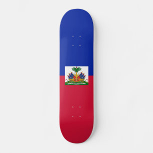Haiti flagga mini skateboard bräda 18,5 cm