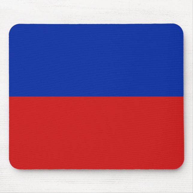 Haiti Flagga Mousepad Musmatta (Framsidan)