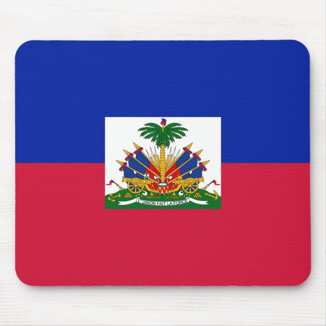 Haiti Flagga Musmatta (Framsidan)