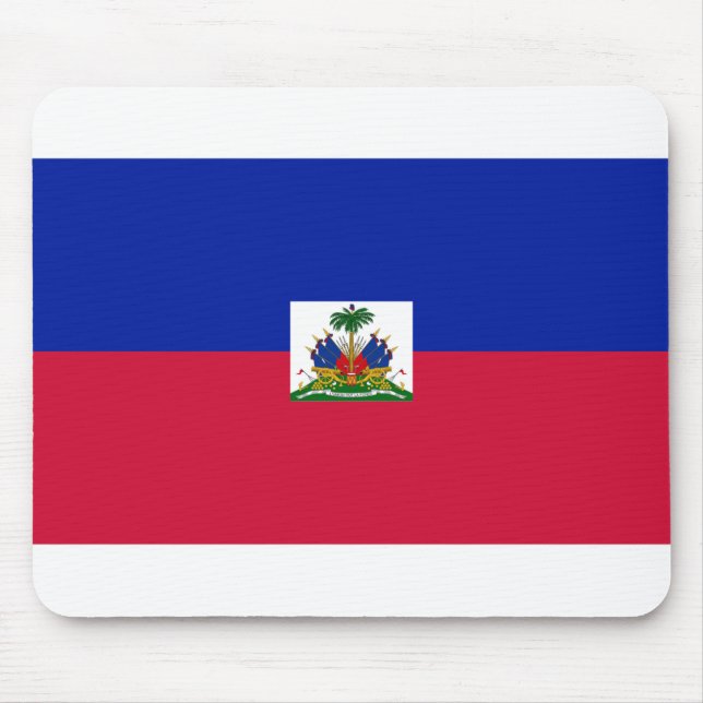 Haiti Flagga Musmatta (Framsidan)