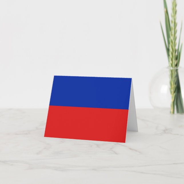 Haiti Flagga Notekort Kort (Framsida)
