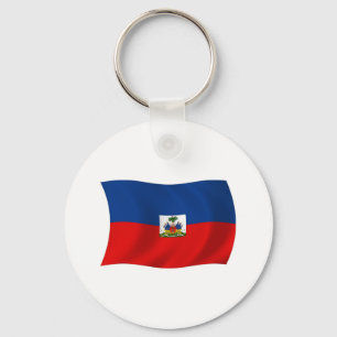 Haiti Flagga Nyckelring