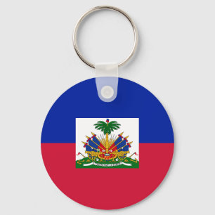 Haiti flagga nyckelring