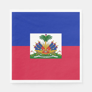 Haiti flagga pappersservett