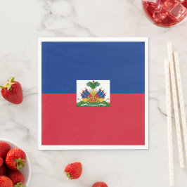 Haiti flagga pappersservett