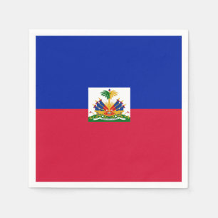 Haiti flagga pappersservett