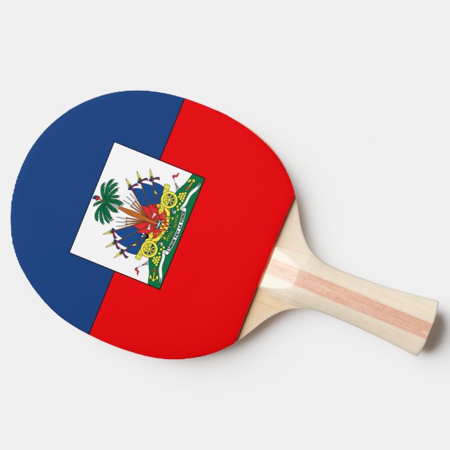 Haiti flagga pingisracket (Sidan)