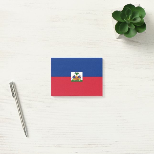 Haiti flagga post-it block (Kontor)