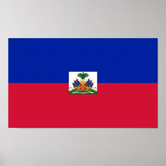 Haiti Flagga Poster (Framsidan)