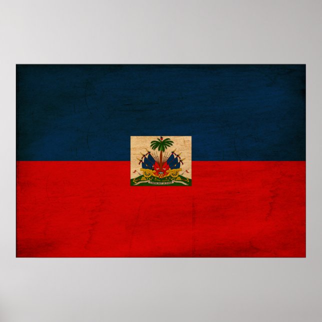 Haiti Flagga Poster (Framsidan)