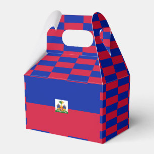 Haiti flagga presentaskar