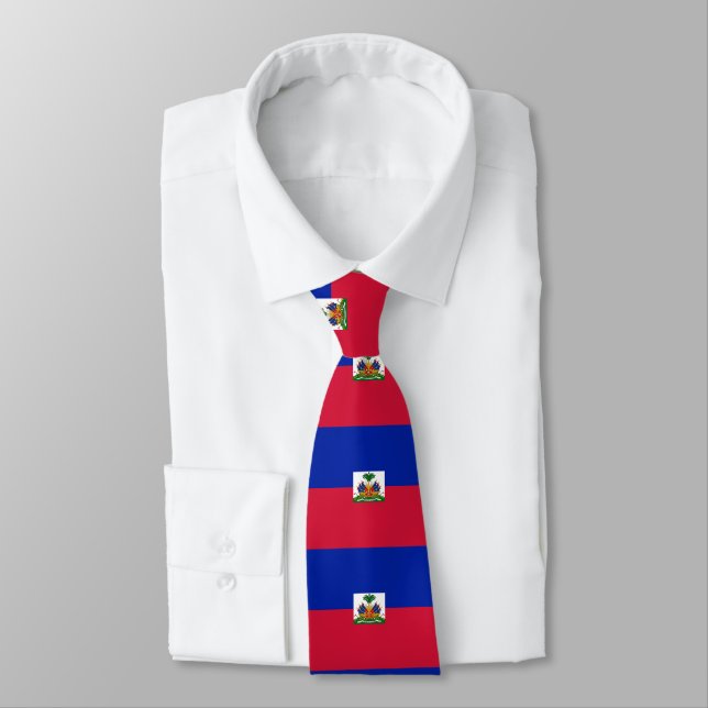 Haiti flagga slips (Bunden)