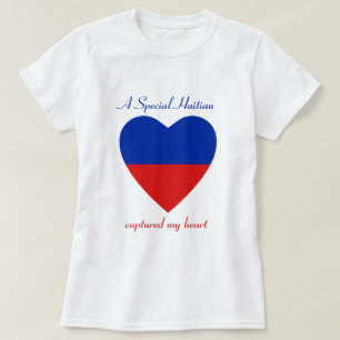 Haiti Flagga Swehoney T-Shirt