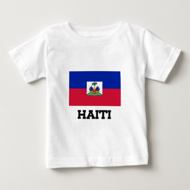 Haiti Flagga Tee (Framsida)